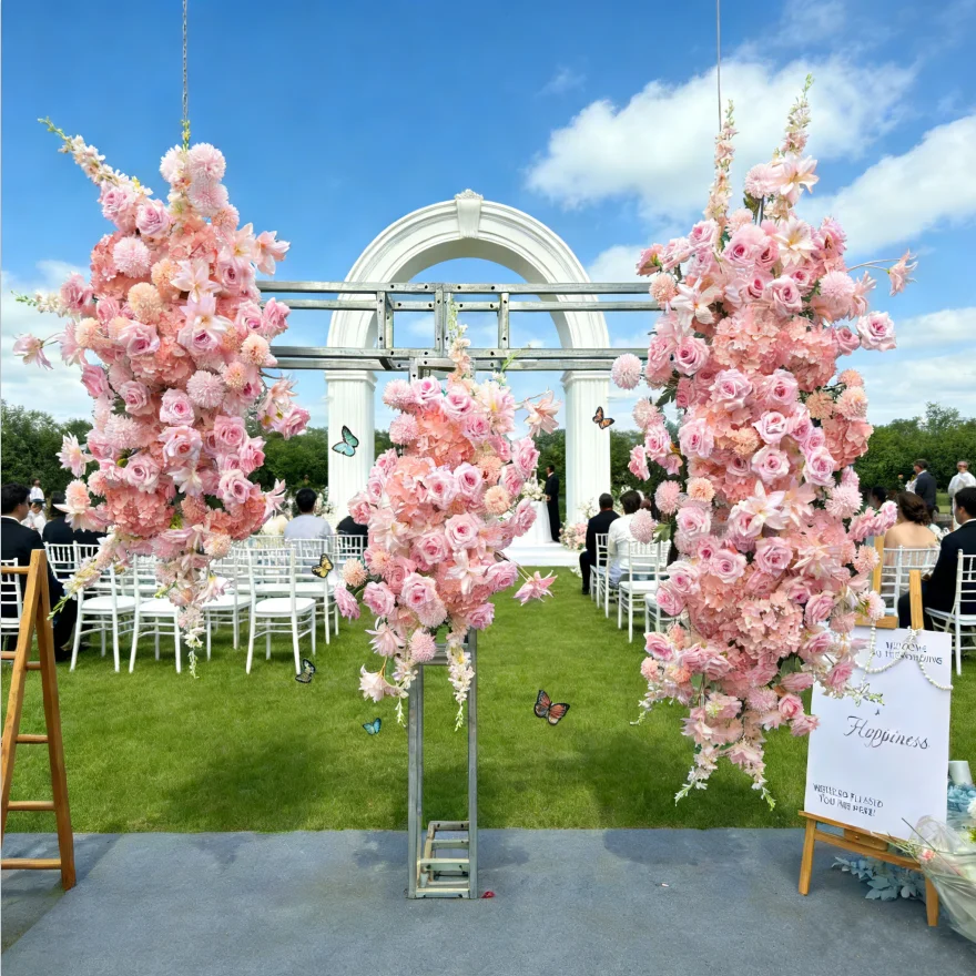 Luxury Pink Color Flower Runne - огляд і ціна Baby Breath Dried