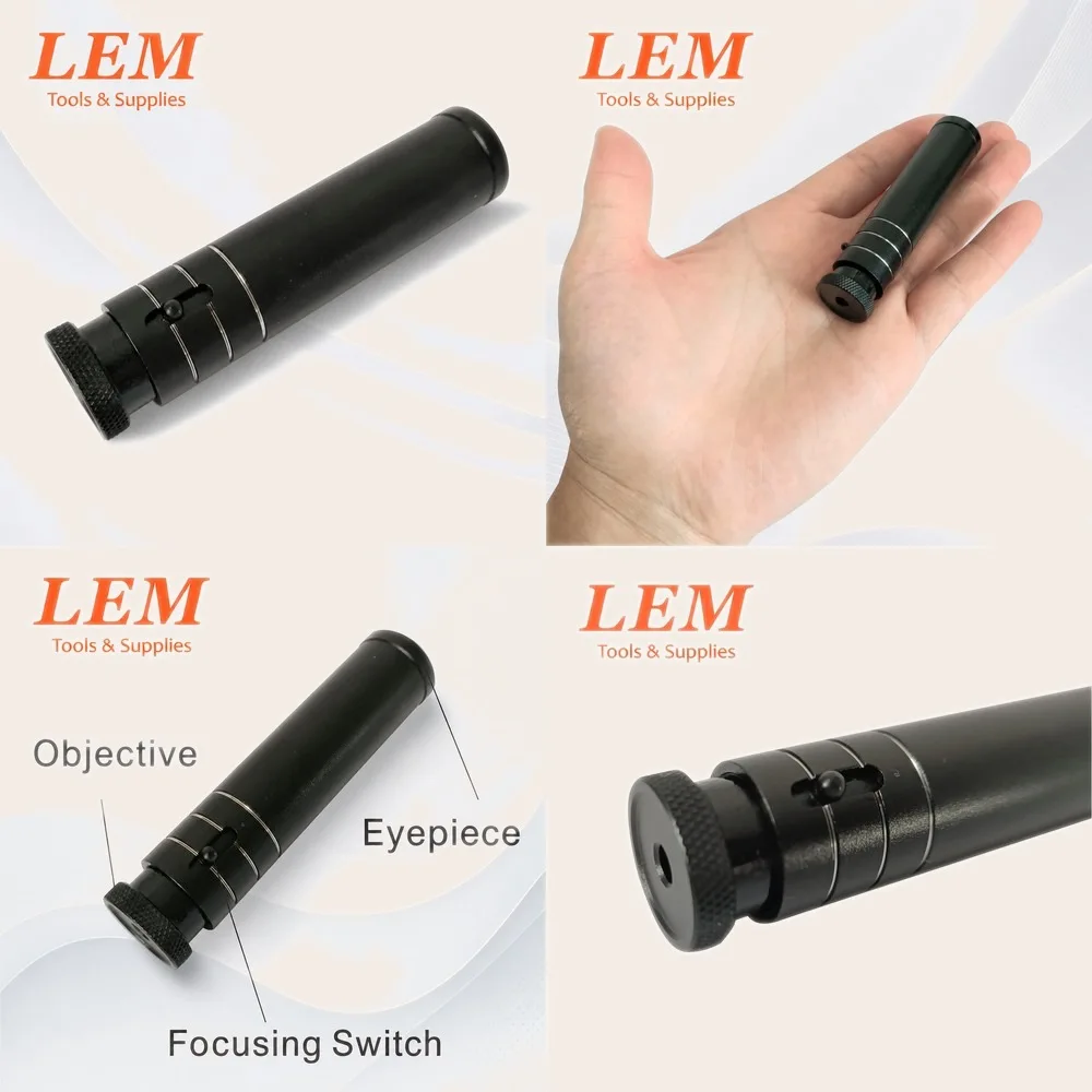 Focusing Prism Gem Spectroscope Adjustable Focus Gemology School Spectrometer Tool