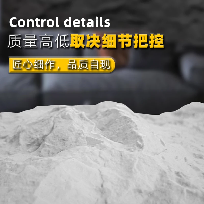 Customizable PU mountain wall large slab stone skin continuous pattern background wall imitation stone veneer