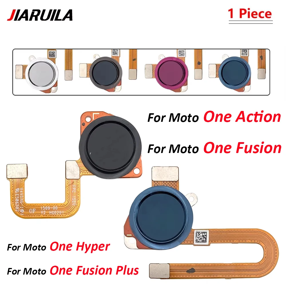 

For Moto One Fusion Plus / One Action Hyper Fingerprint Sensor Scanner Touch ID Connector Power Home button Flex Cable