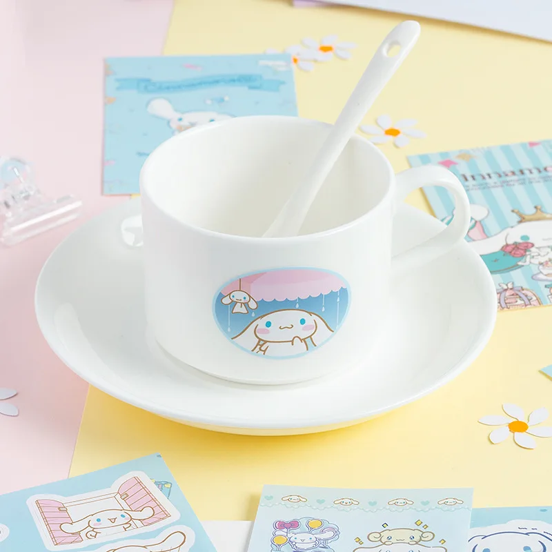 Sanrio Guka Hello Kitty Stickers Kulome Melody Cinnamoroll Hand Account Material Decoration DIY Sticker Toy Kawaii Birthday Gift