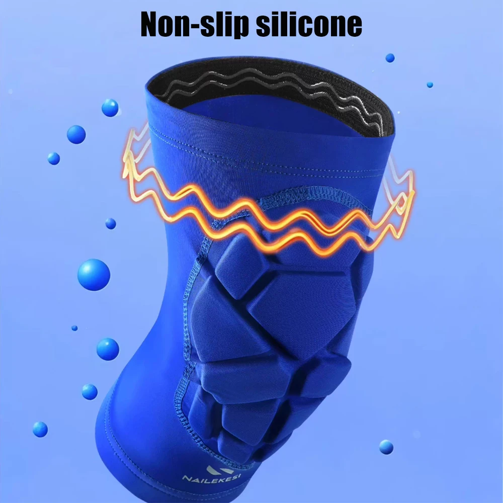 1 قطعة منصات الركبة المصارعة للأطفال الشباب الكبار ، كم ضغط الركبة لكرة السلة الكرة الطائرة كرة القدم ، منصات الركبة قصيرة الأكمام #4