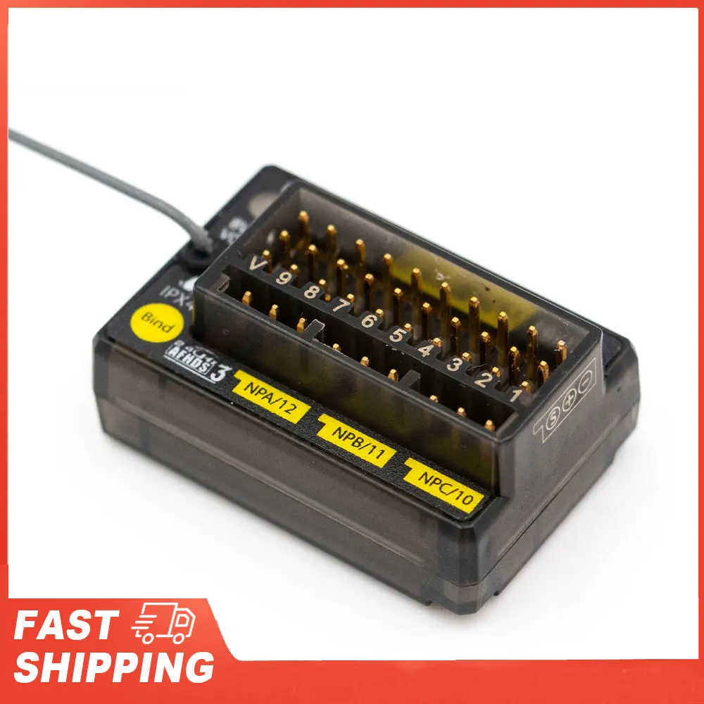 

FLYSKY 12CH Receiver PWM PPM Ibus FGr12B 2.4GHz for AFHDS3 Transmitters RF Modules PL18/ NB4 /NB4 Lite RC Car Boat Vehicle