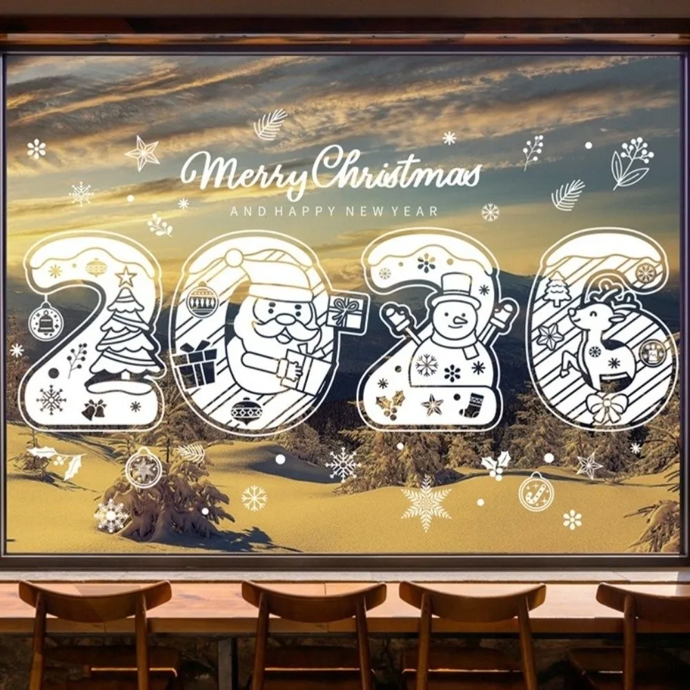 Рисунок 4 - Рождественская наклейка на окно Санта-Клауса