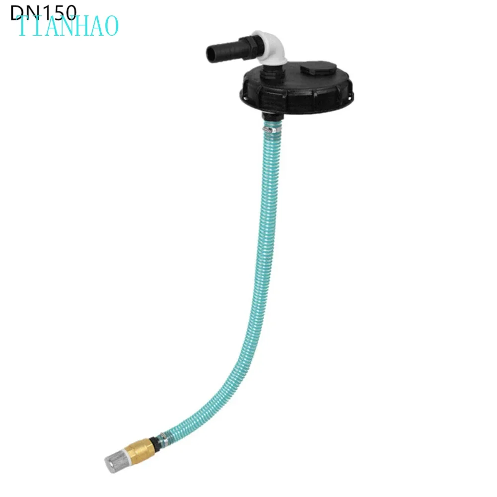 درج IBC غطاء DN150 لخزانات المياه ومياه الأمطار سطل IBC طن غطاء دلو إمدادات تخزين المياه في الحديقة