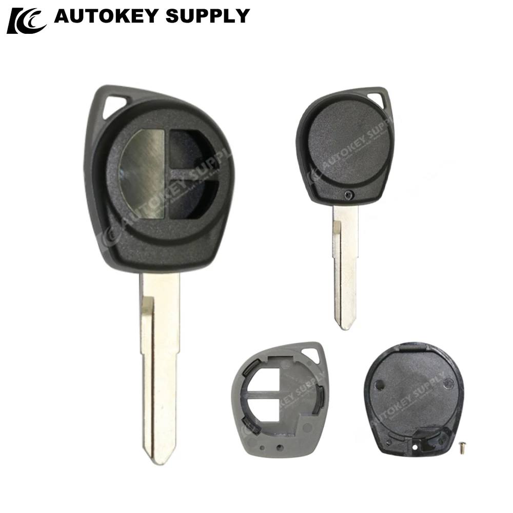 AutokeySupply For 2 Buttons Remote Key Shell With Logo