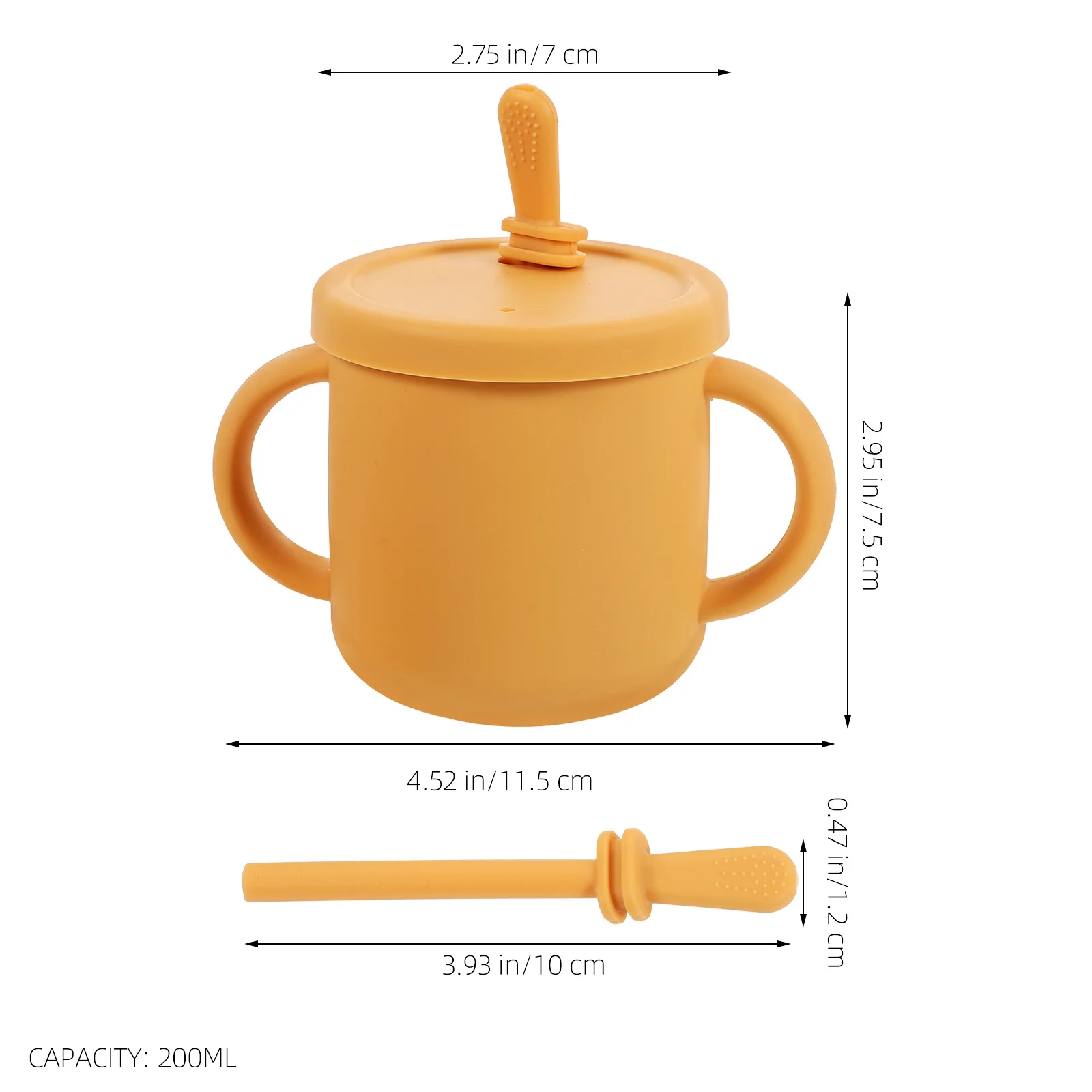 

Яркая силиконовая тренировочная чашка с герметичной соломинкой, прочные ручки для силиконовой тренировочной чашки для горячей и холодной воды