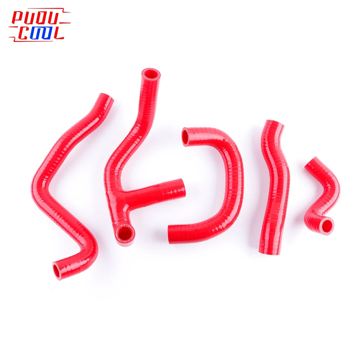 For Aprilia RS250 1996-2004 RS 250 / Suzuki RGV 250 1989-1996 RGV250 VJ22A Coolant Tube Pipe Silicone Hoses Kit 5Pcs 10 Colors