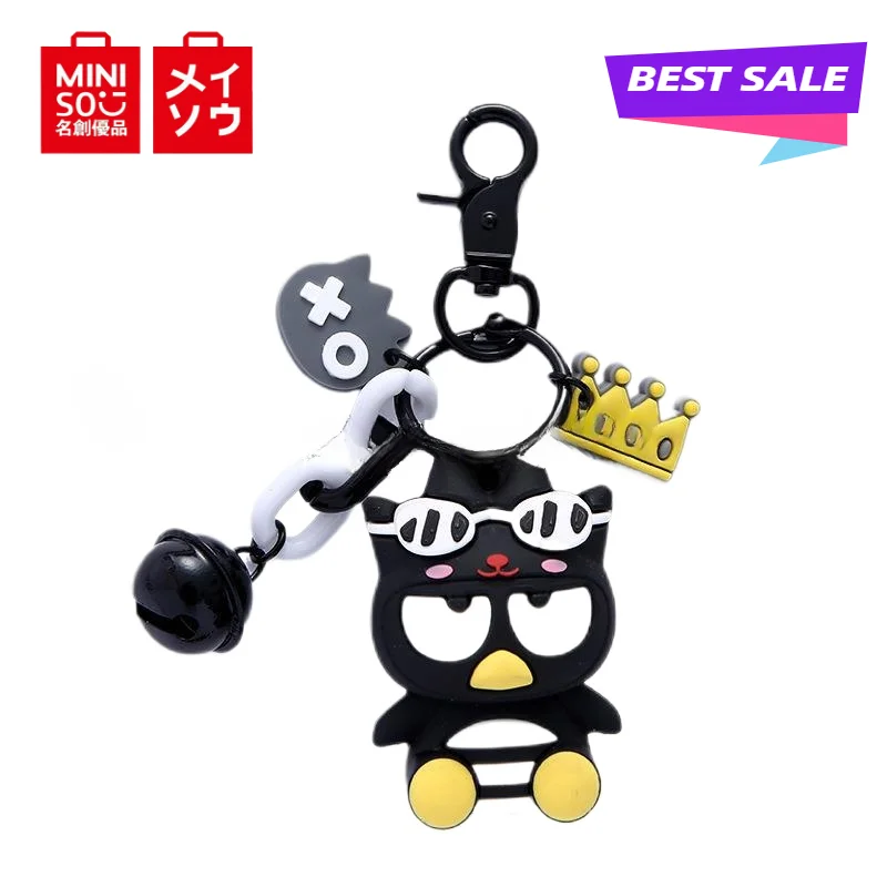 

MINISO genuine Sanrio Cinnamon Dog Big Eared Dog Kulomi Gift Mini Exquisite Buckle Pendant Spot Doll Chain cute keychain