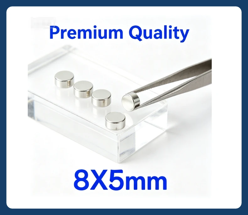 8x5mm Powerful NdFeB Round Disc Magnet N35 Super Strong Neodymium Magnet For DIY Handmade Home Decor Crafts