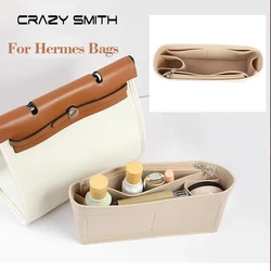 WUTA 26.5x12.5cm feltro inserto in tessuto borsa Organizer per Hermes Herbag Flap borsa interna borsa trucco borsa borsa borsa accessori