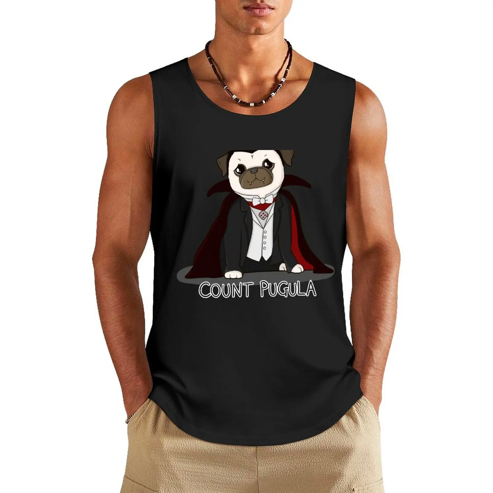 

Count Pugula! Tank Top Gym clothes bodybuilding Sports shirt man