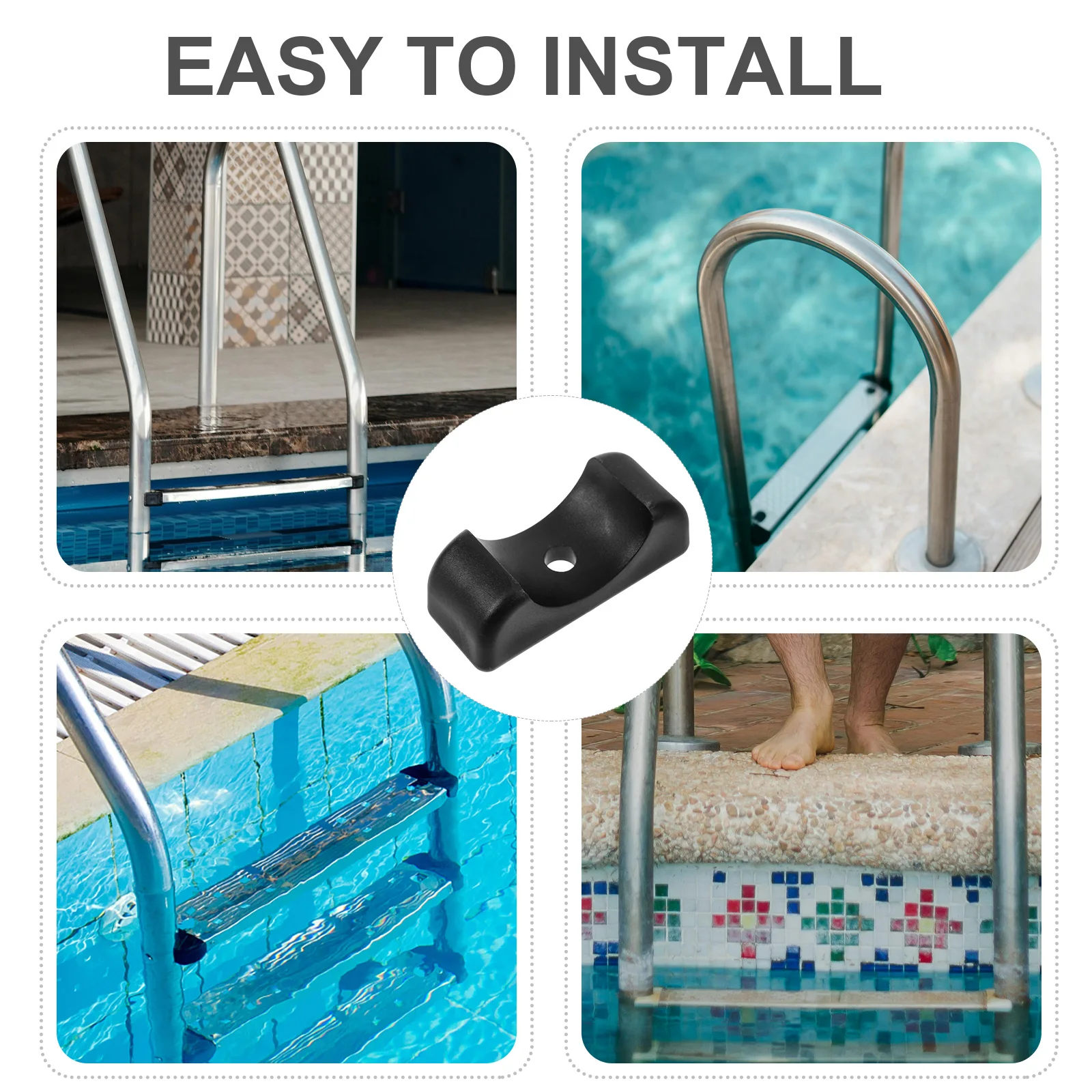 

Non-skid Pool Ladder Weight Pedal Plug Step Plastic Weights Replacement Baby Adults