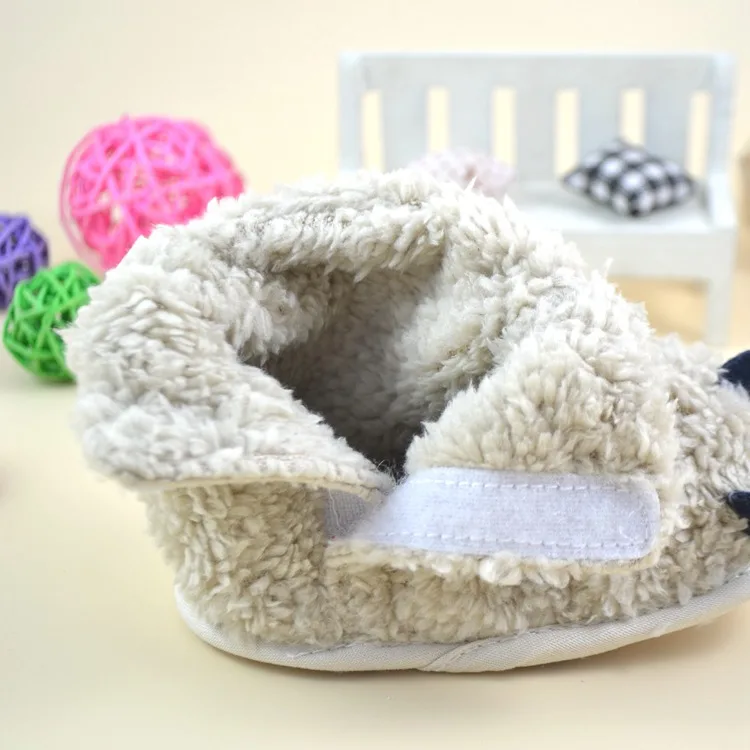 Newborn Toddler Baby Girls Boys Snow Boots, Soft Sole Anti-Slip Crib Shoes Winter Warm Cozy Booties Winter Warm Claw