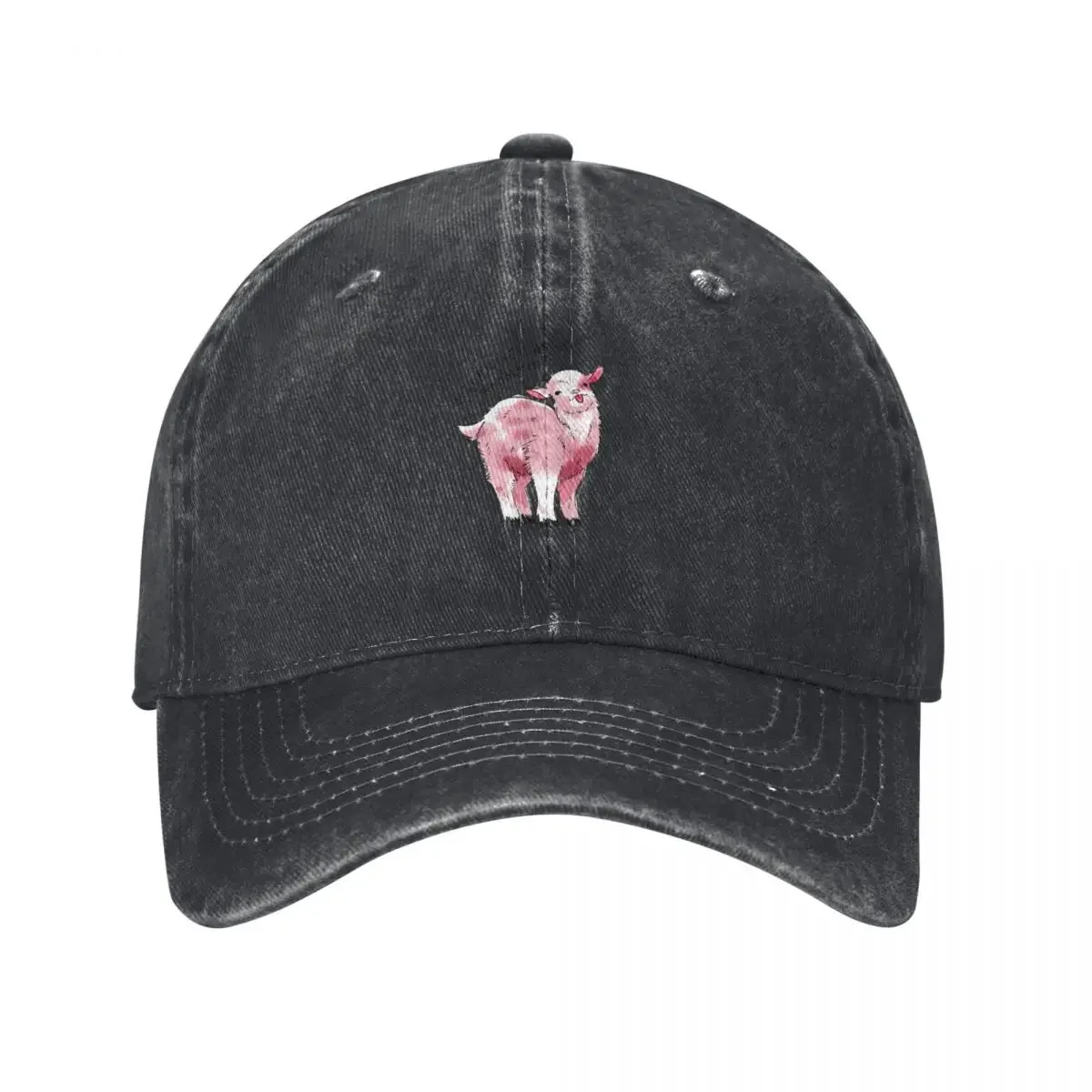 I Identify as a Problem Goat Baseball Cap Fishing cap Sunscreen Women's Golf Wear Men's