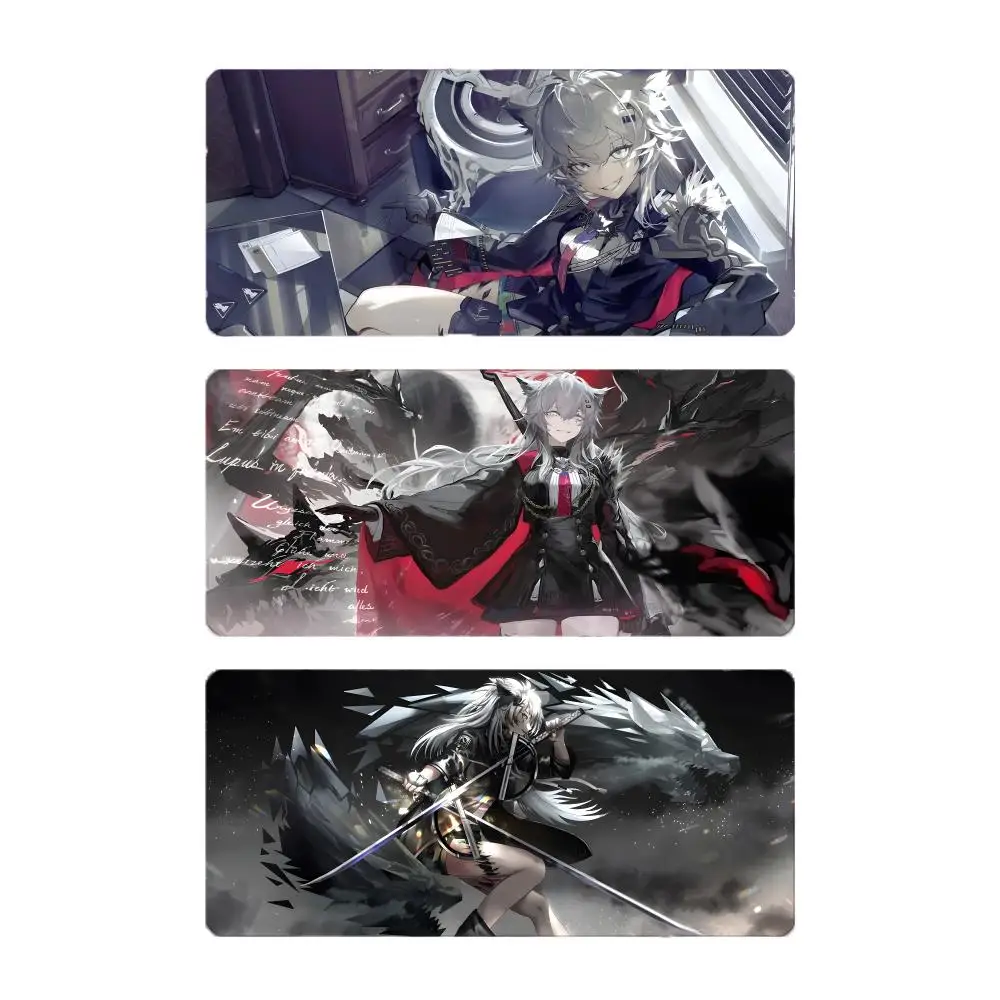 game tactical A-Arknights Mouse Pad Large Gaming Mousepad with Stitched Edges Thickened Desk Mat PC
