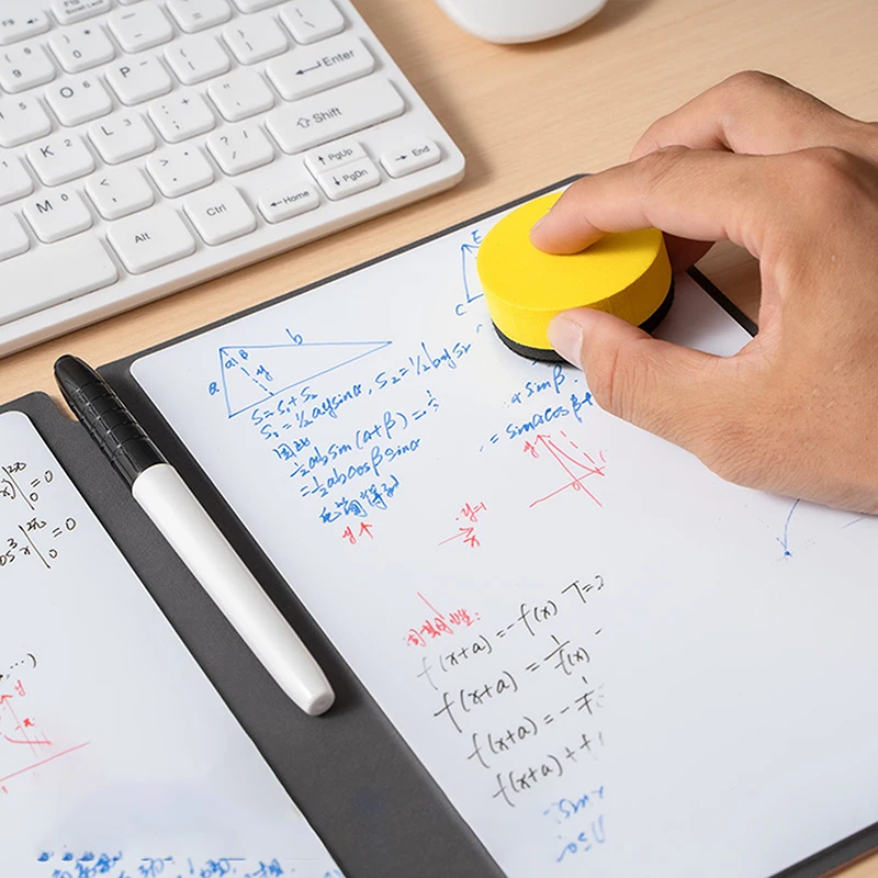 A5 wieder verwendbares Whiteboard-Notizbuch mit kostenlosem Whiteboard-Stift, der Stoff löscht Wochen planer tragbare Notizbücher