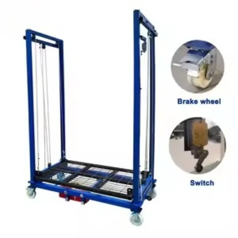 Échafaudage télescopique en aluminium léger, capacité de 500KG, ascenseur Portable avec télécommande sans fil