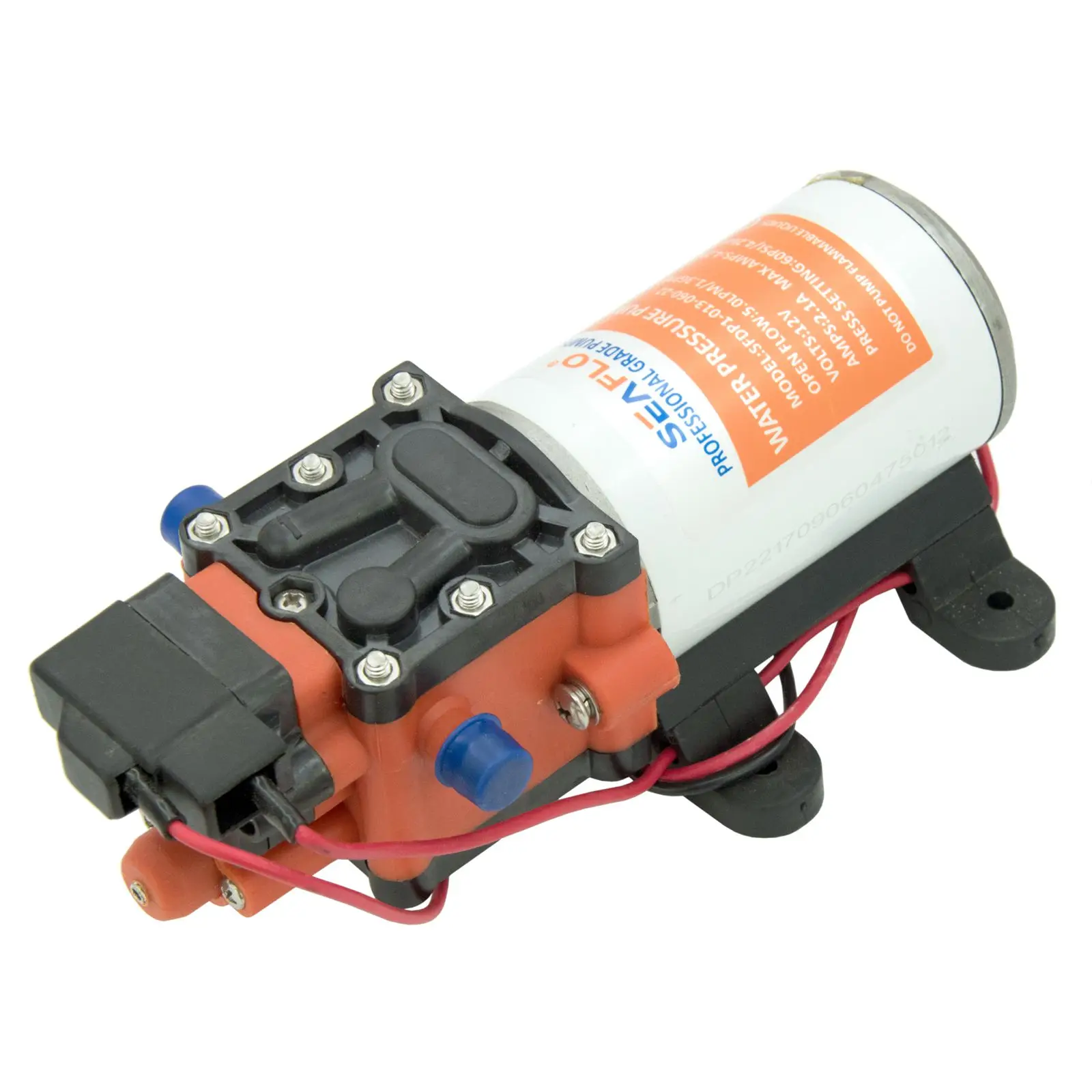 12V Marine Water Pressure Diaphragm Pump 60PSI 1.3GPM Self Priming Pump for Boat RV Yacht Camper