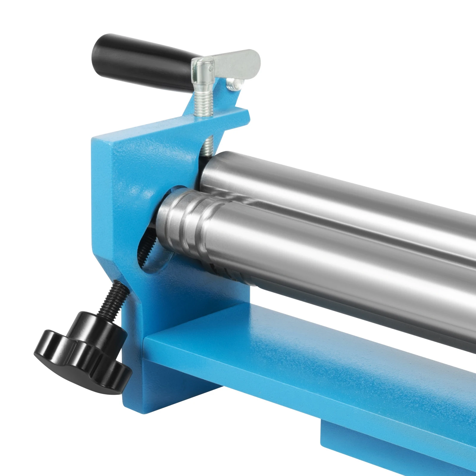 SJ 300 3-Rollen-Rundbiegemaschine, tragbare manuelle Rollblechbiegemaschine, verstellbares Biegewerkzeug für Stahl-/Kupferplattenrohre – Detail 13