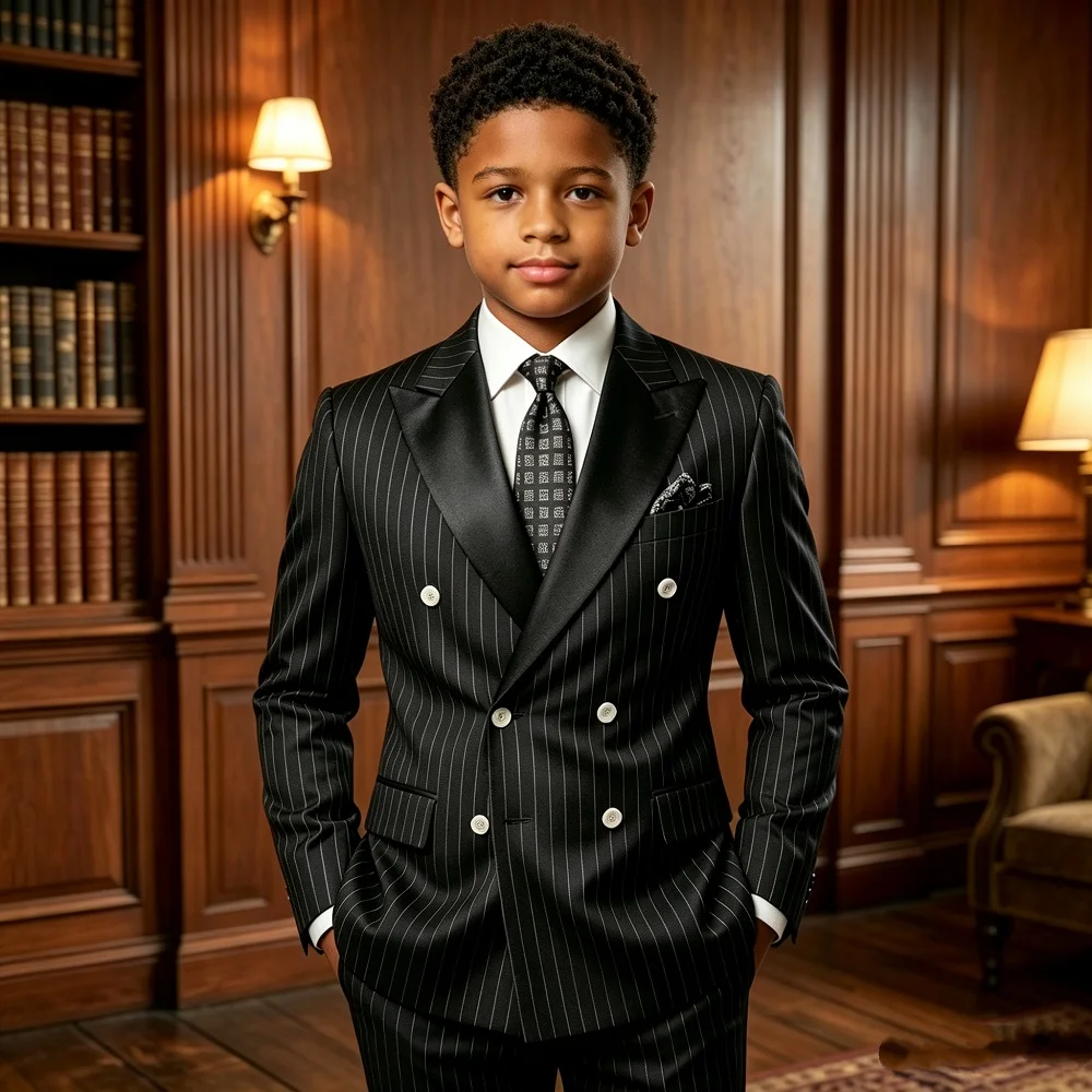 boys-black-striped-double-breasted-suit-2-pieces-slim-fit-satin-lapel-kids-wedding-set-tuxedo-jacket-pants-formal-page-outfit