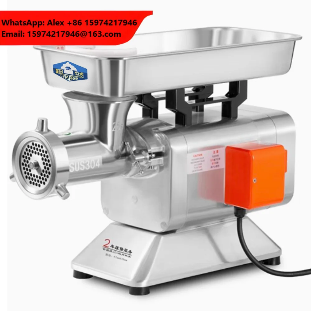 2025 Commercial Electric Fresh Meat Grinder Mincer Machine Meat Mincer Grinder Stainless Steel Meat Mincer