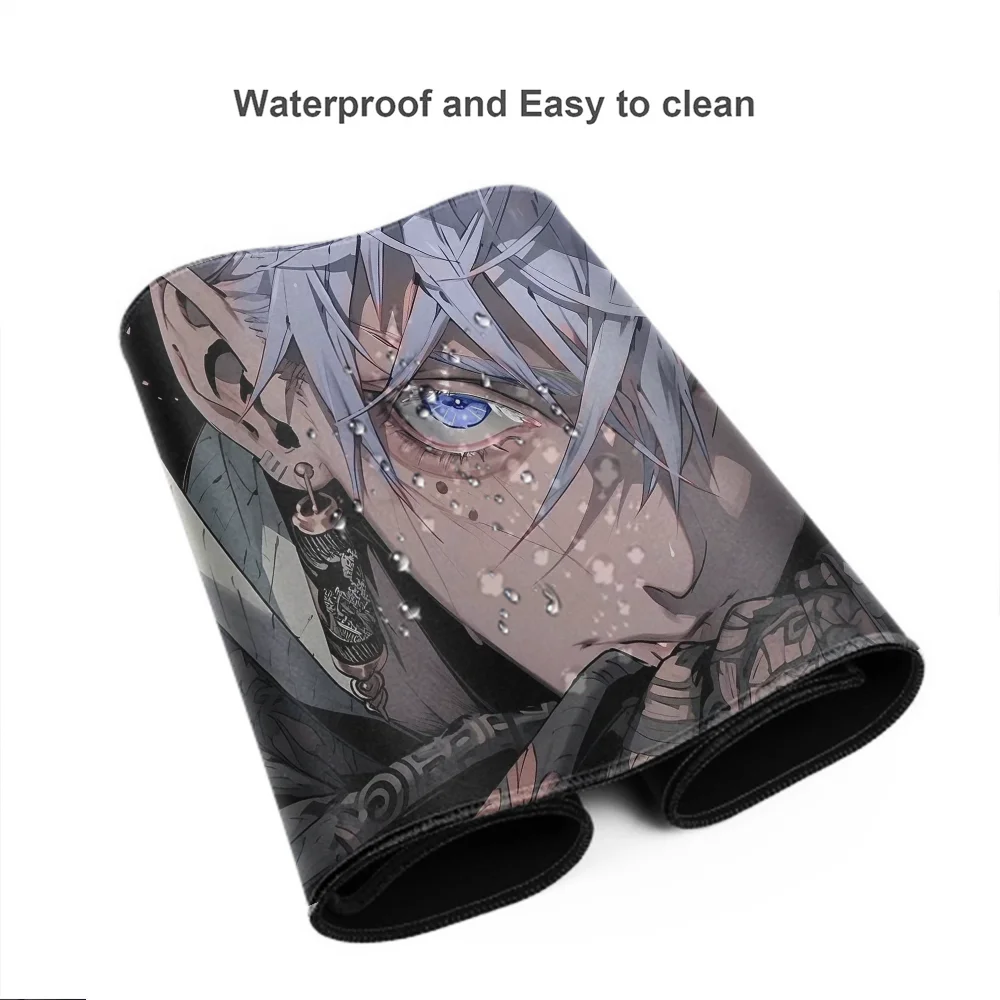 Satoru Gojo Mousepad Mouse Pad Extended Gaming Keyboard Mat Besar 90X40Cm XXL Gamer Mousepad