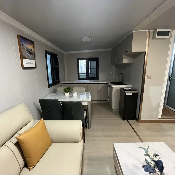 Ready-Made 20Ft Expandable Container House 2 3 4 5 Bedroom Prefab Shipping Mobile Home/Villa Prefabricated Portable Prefab