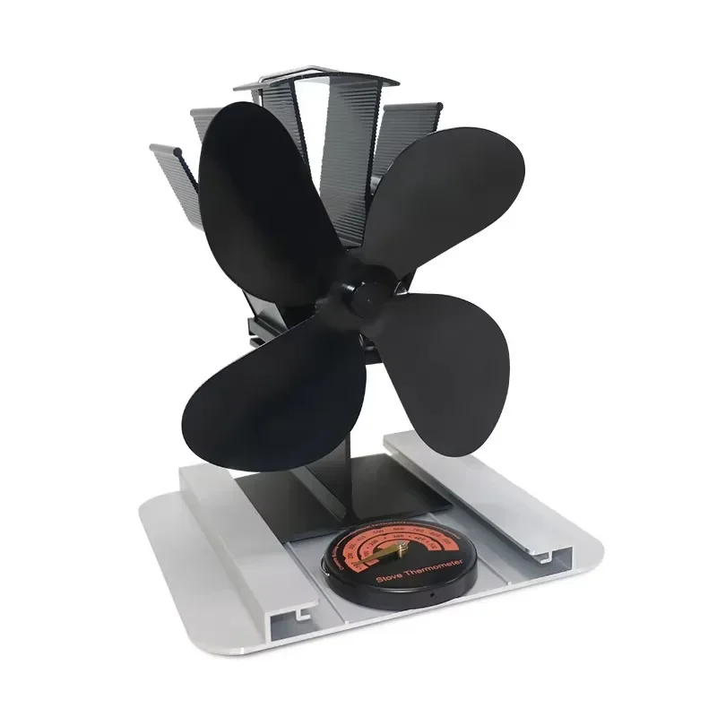 Eco-friendly thermodynamic wood burner fan