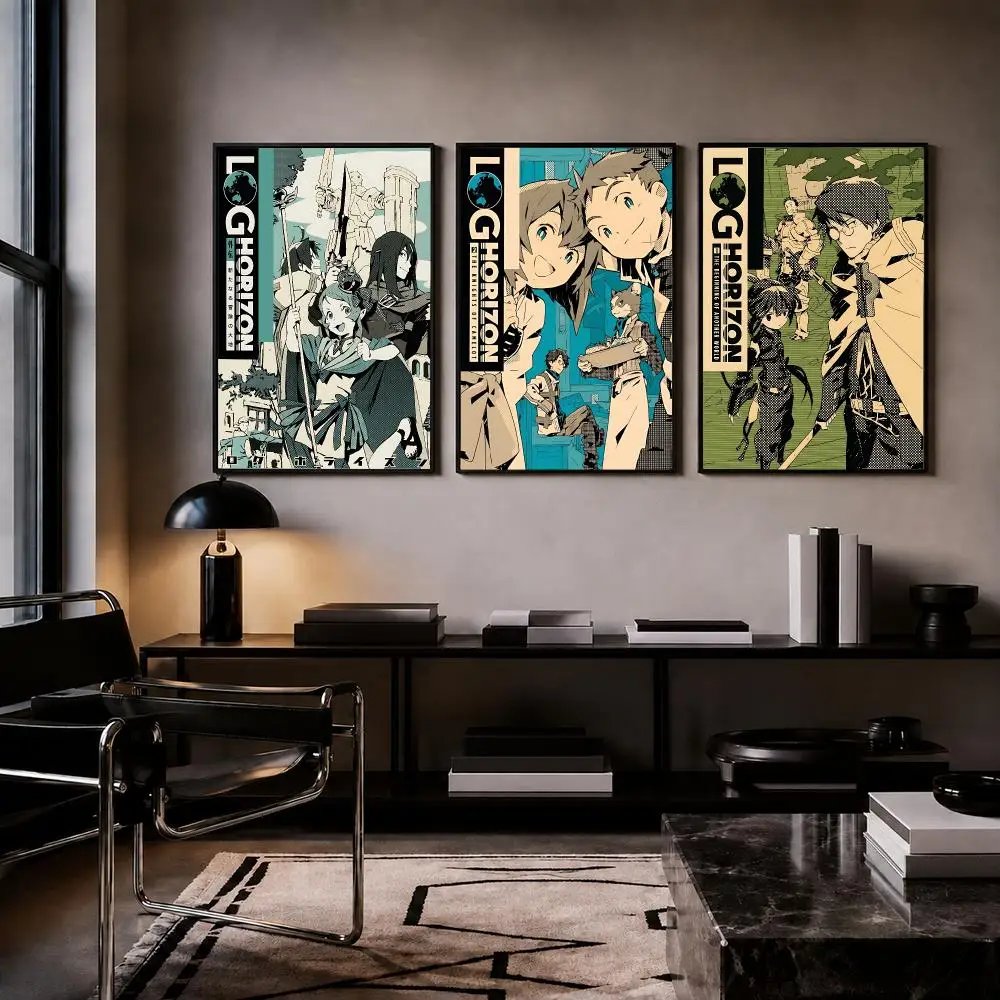 Anime L-Log Horizon Poster Trendy HD PP Paper Waterproof Wall Art Print for Bedroom Living Room Decor