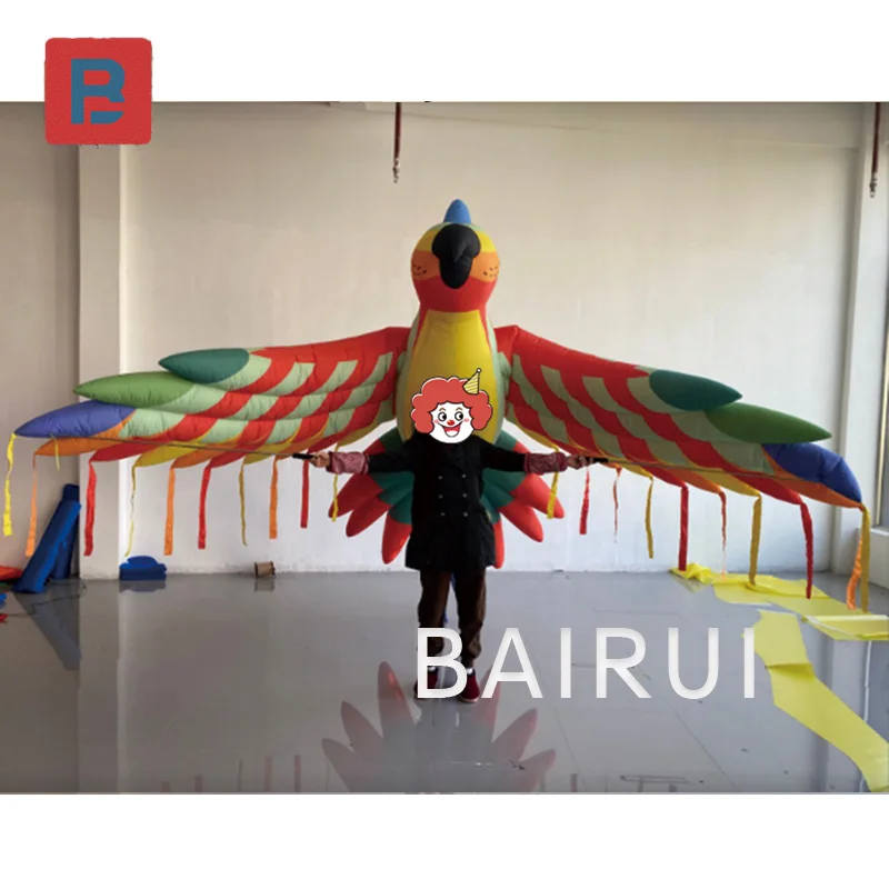 

Надувные попугаи с папугами, воздушные модели для наружного парад, интерактивные украшения для выступлений на сцене, рекламные аксессуары