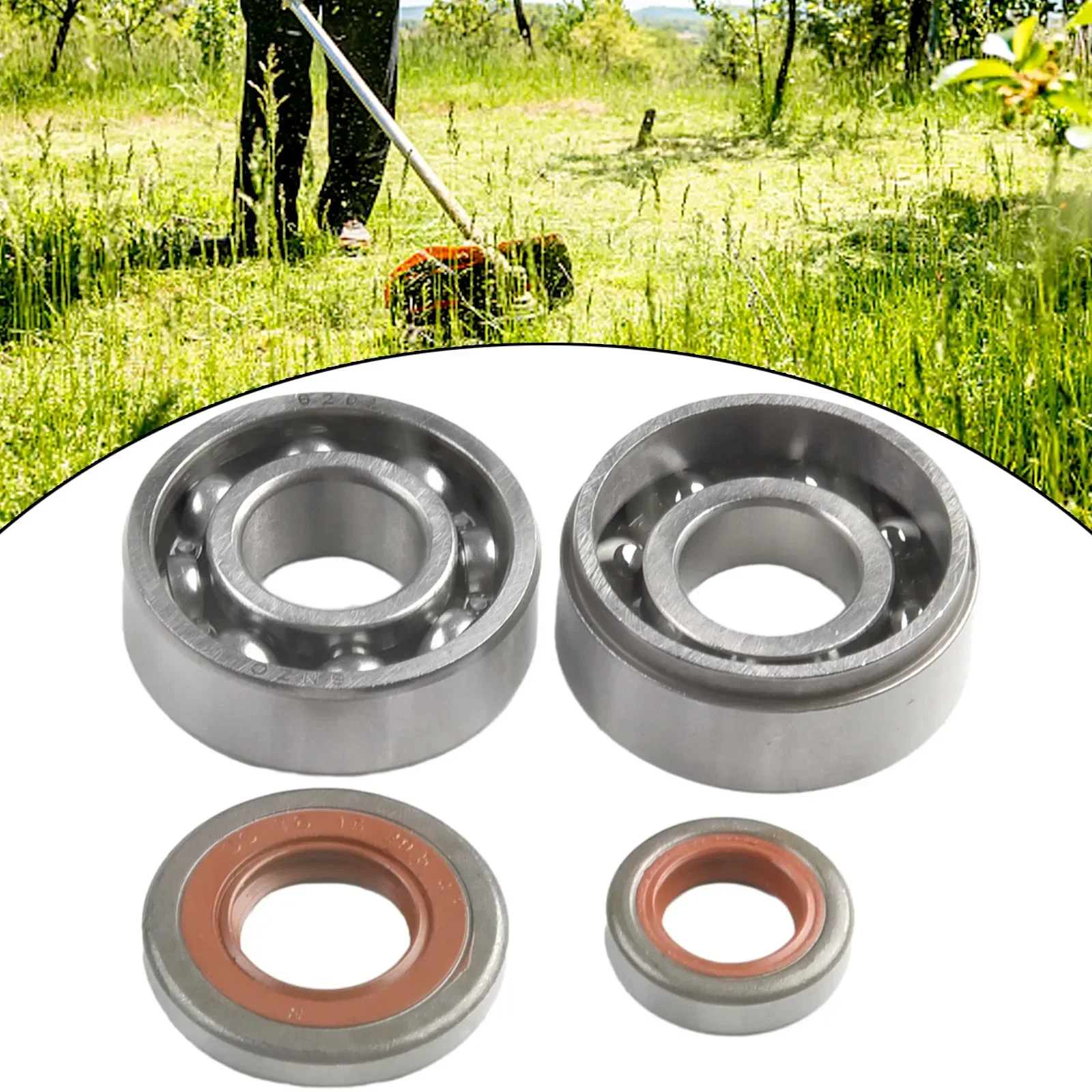 Imagem -02 - Rolamentos do Virabrequim do Elevado Desempenho e o Pacote dos Selos do Óleo Rolamentos Manivela para Stihl Ms360 036 034 9523 003 4266