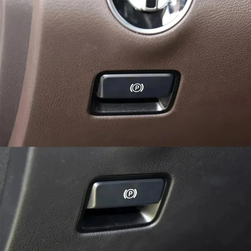 جديد 1 قطعة فرملة اليد وقوف السيارات التبديل الإصدار رافعة P غطاء أزرار لمرسيدس A B S الفئة GLA CLA ML GL GLE #1