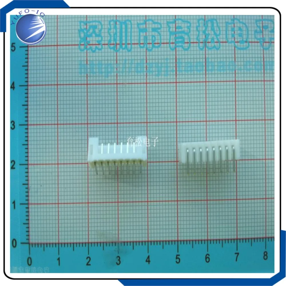 10PCS/LOT 8PIN XH2.54 The Right Angle Pin plug type connector socket XH2.54-8P spacing 2.54MM Terminal