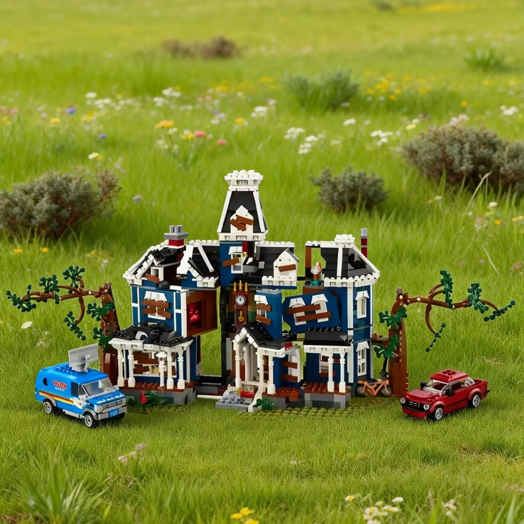 

2026 new creative MOC retro building blocks small particles compatible bricks adult children assembly model holiday gifts