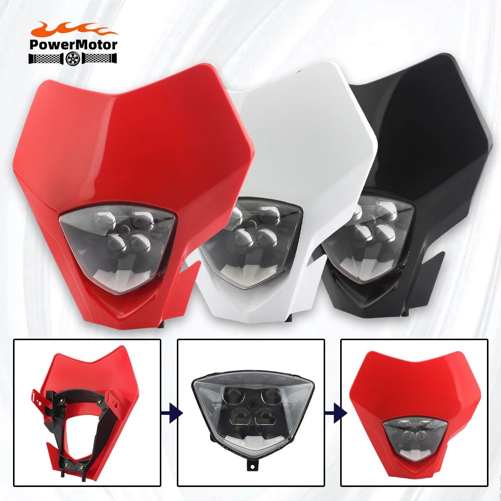 

for Gas Gas Motorcycle Headlight LED EC 250 300 250F 350F EX300 250F 350F 450F MC 250F 450 Motocross Accessories Pit Dirt Bike