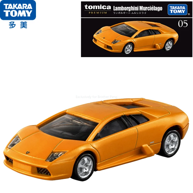 TAKARATOMY 1/64 Tomica Premium TP05 Lamborghini Murcielago รถจําลองรถชุดเครื่องประดับเด็กของขวัญ