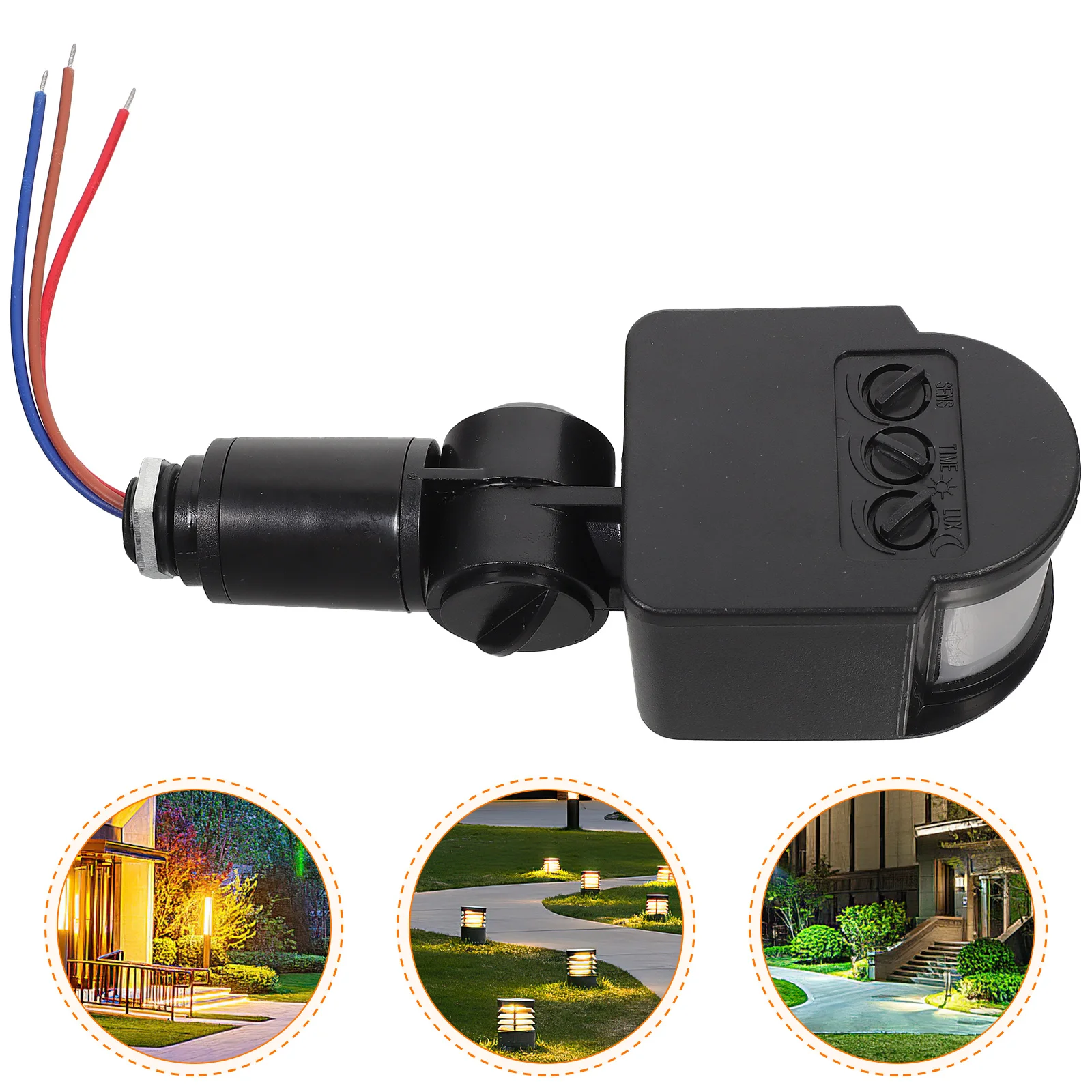 Infrared Sensor Light with Pir Motion AC110V-260V Weatherproof LED Security Lamp for Outdoor Indoor Use Smart