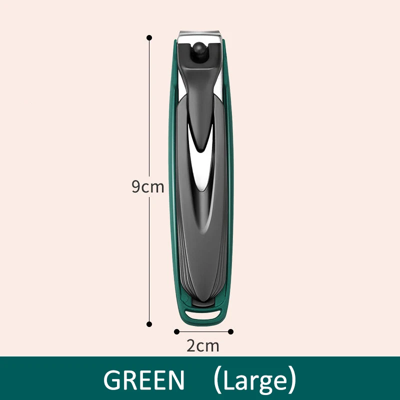Kleurrijke nagelknipper Anti-splash nagelknipper Afneembaar ontwerp Vingernagelknipper Roestvrij staal manicure nagelgereedschap