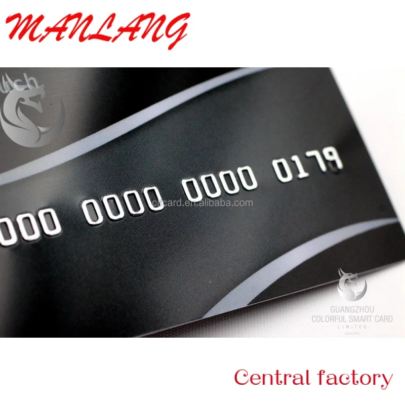 Custom  High Quality  Customized Printing  membership vip  embossed plastic  business card