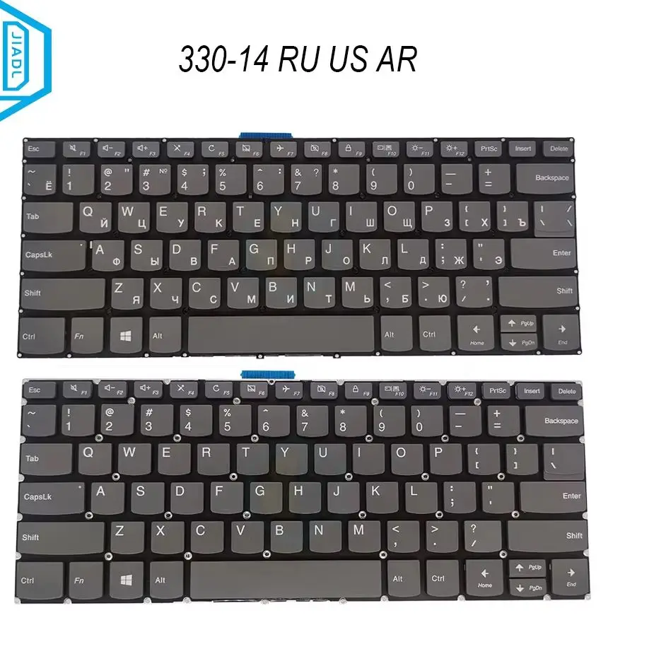 Arabic US RU LA English Russian Keyboard For Lenovo Ideapad 330-14IKB 330-14AST 330-14 Yoga 520-14IKB 720-15IKB Notebook PC4C-RU