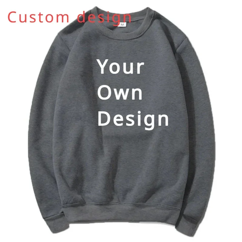 DIY Custom Design Sweatshirt Customized Logo Personalized Hoodie Student Casual Custom Printed Text DIY Hoodies