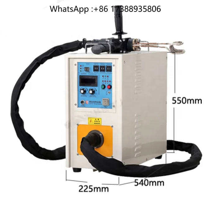 ZG-HFW15 15KVA High Frequency Induction Heating Brazing Machine with 3-8meters moveable portable induction head/welder