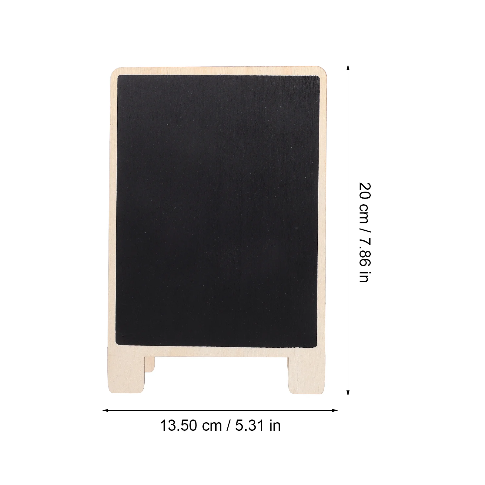 3 Pcs Labels Message Board Wooden Memo Boards Dining-table Writing Decorate Black Bill