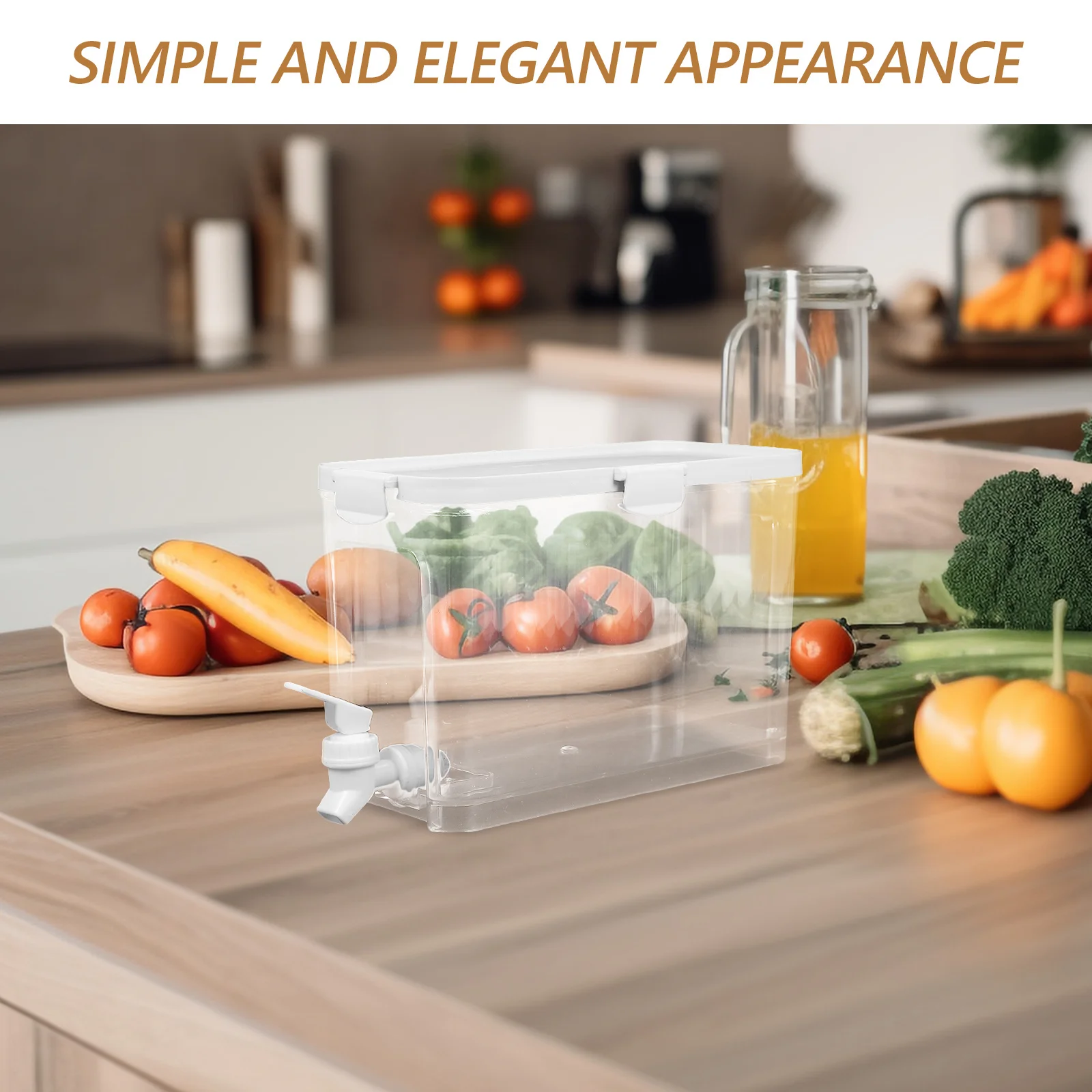 

Cold Water Pot With Faucet Large Capacity Refrigerator Beverage Kettle For Home Party Juice Dispenser Water Jug