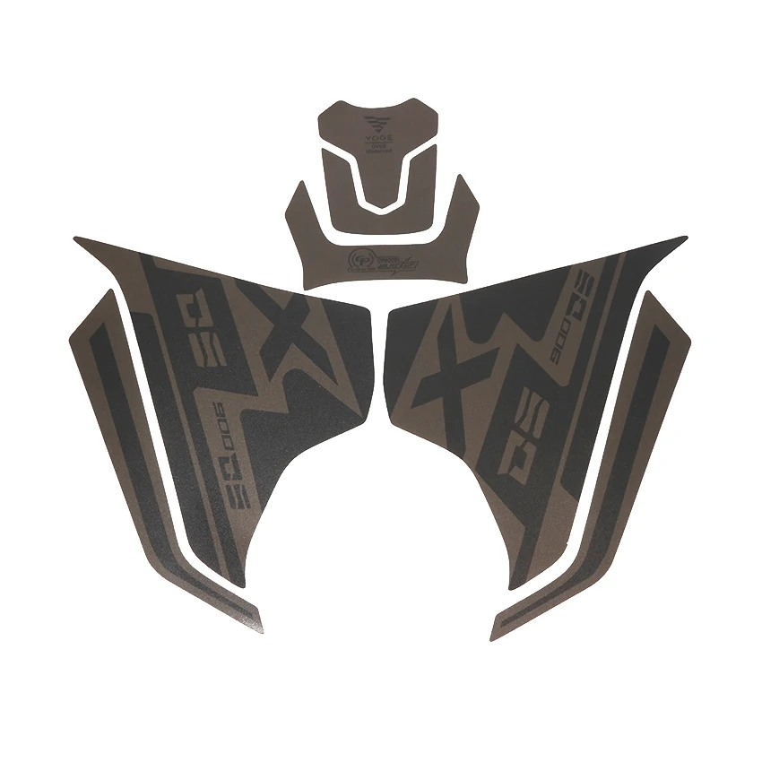 

For VOGE DS900X 2024-2025 Years Motorcycle Side Fuel Tank Pad Decals Protector Body Fishbone Sticker Protector Patch Accessories