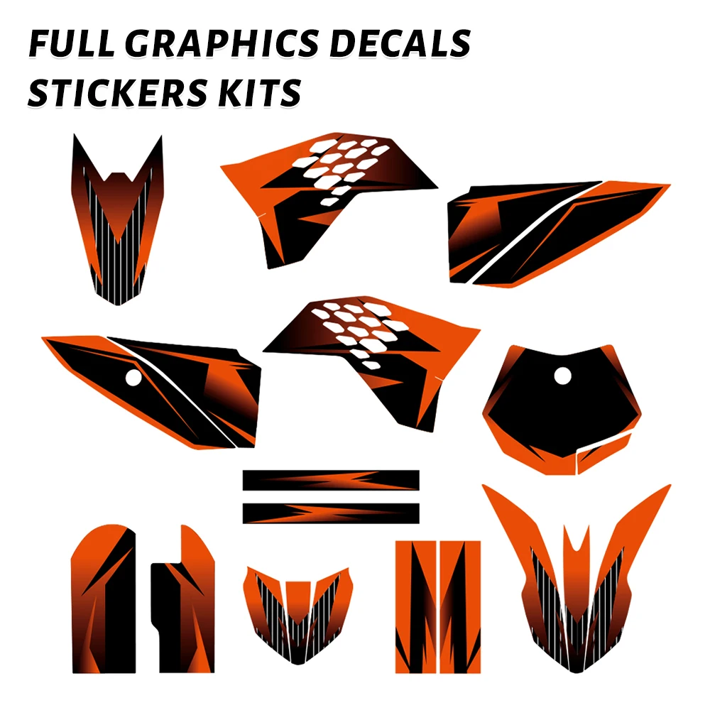 

Fit for 50cc SX50 SX 50 50SX 2009 2010 2011 2012 2013 Motorcycle Fairing Graphic Background Decals Sticker
