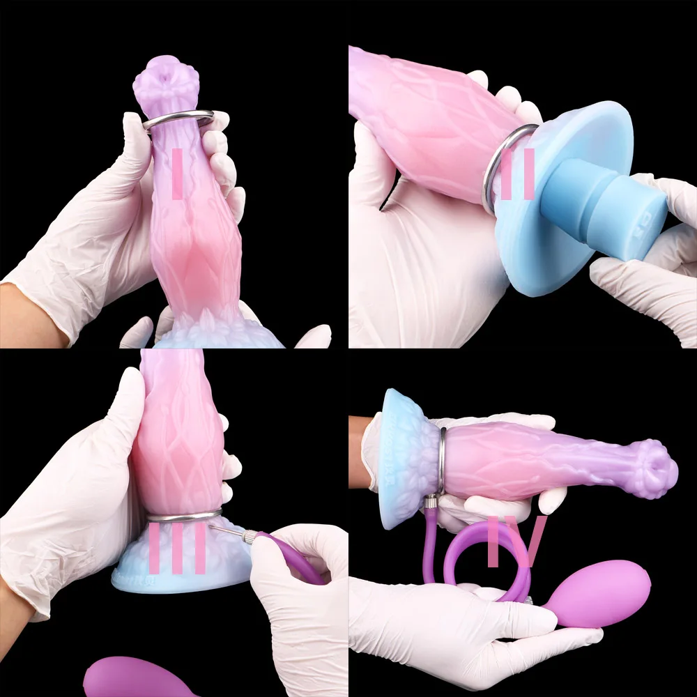 YOCY نفخ المكونات الشرج لعبة الجنس ل الشرج موسع الخيال الحصان حافر بعقب المكونات ، عقدة محفز للرجال النساء الاستمناء #3