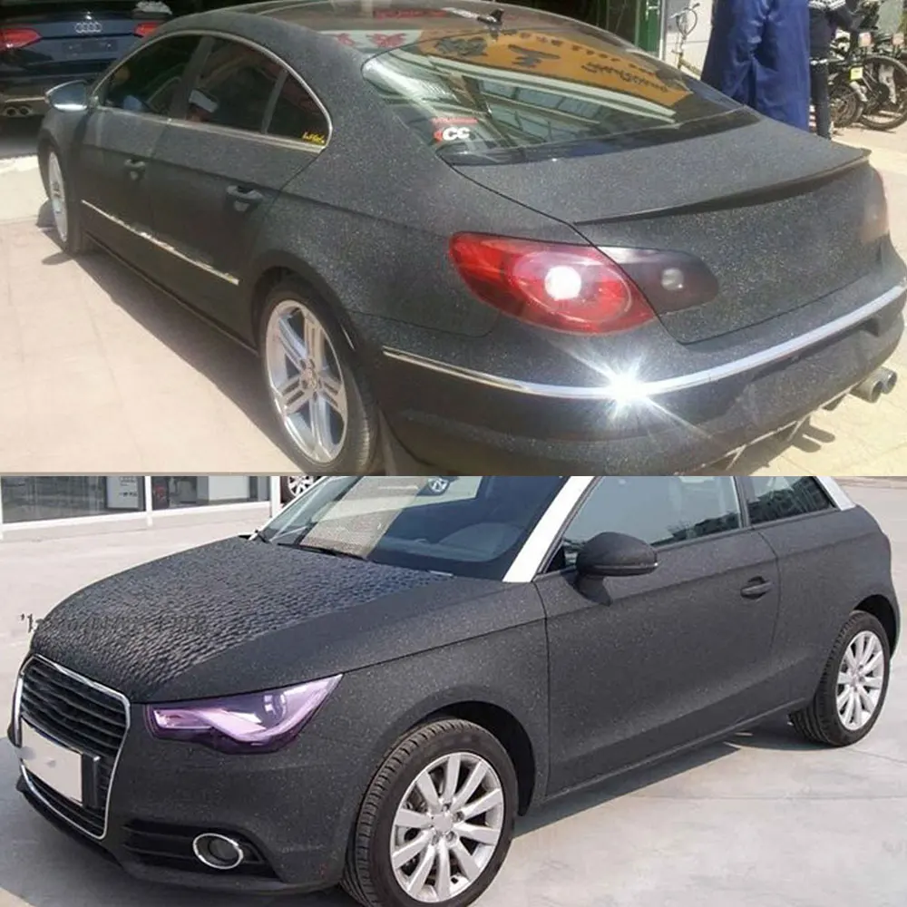 ماتي الماس معدن الفينيل التفاف سيارة الداخلية ملصقات صناعة يدوية المضادة للخدش دراجة نارية الملحقات غطاء الهواء الإصدار ذاتية اللصق