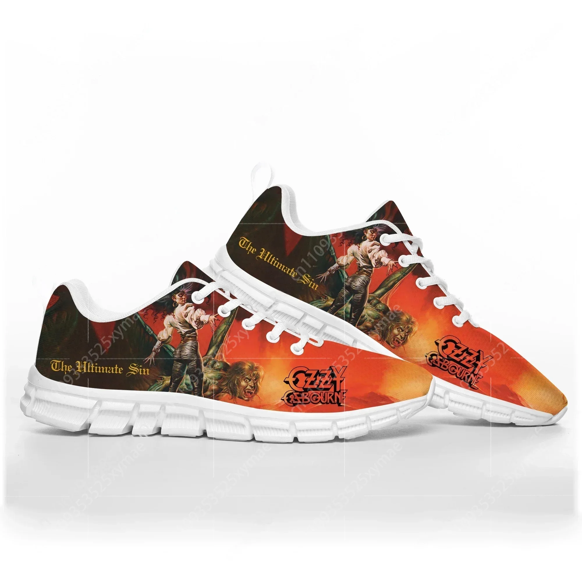 

Кроссовки Ozzy Osbourne в стиле метал-рок для мужчин и женщин, повседневные, на заказ, высокого качества, парные
